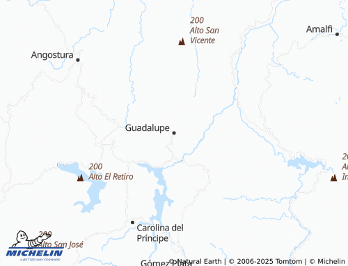 MICHELIN Guadalupe map - ViaMichelin