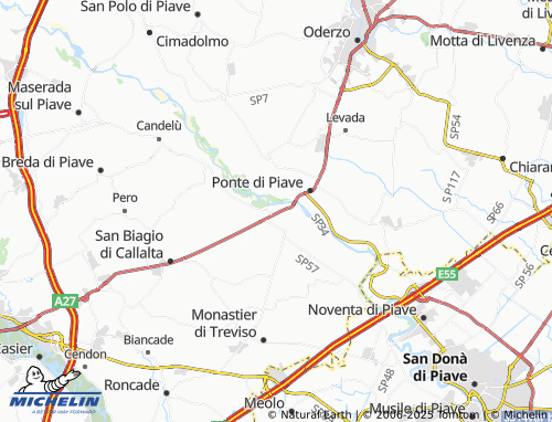 MICHELIN Bocca Callalta map - ViaMichelin
