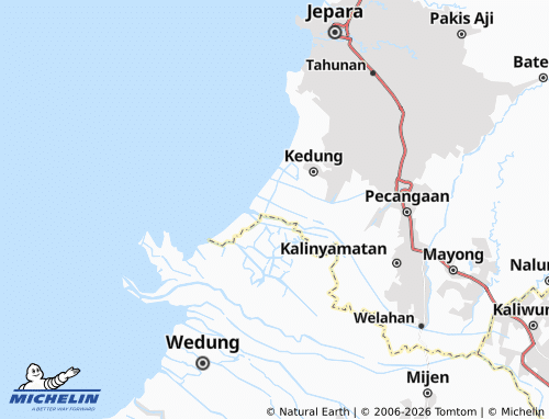MICHELIN-Landkarte Kedungmalang - ViaMichelin