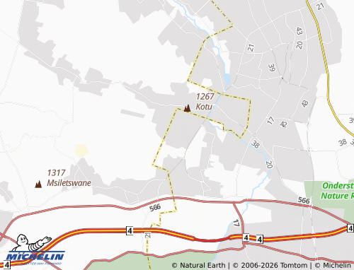 MICHELIN Ga-Rankuwa Unit 24 map - ViaMichelin