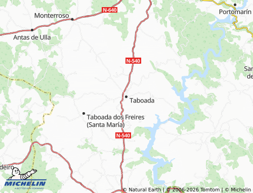 Carte MICHELIN Taboada - ViaMichelin