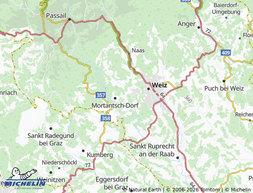 MICHELIN Göttelsberg-Oed map - ViaMichelin
