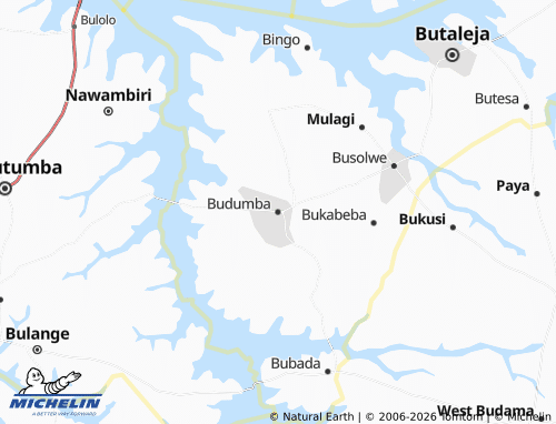 Mappa MICHELIN Budumba - ViaMichelin