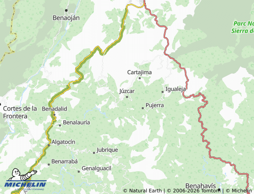 MICHELIN Júzcar map - ViaMichelin