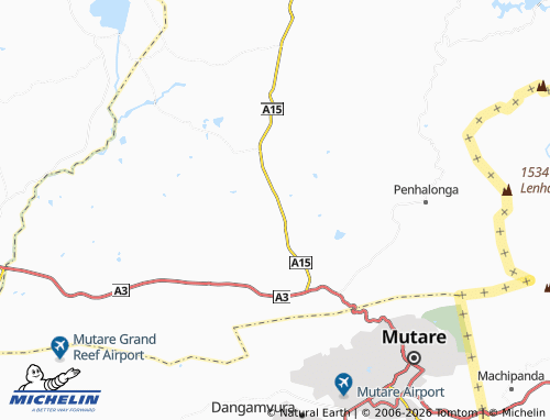 MICHELIN-Landkarte Old Mutare - ViaMichelin
