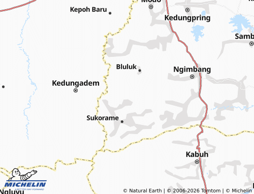 Carte MICHELIN Banjargondang - ViaMichelin