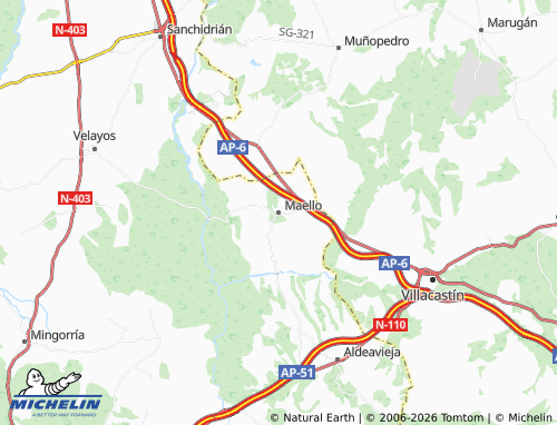 MICHELIN Maello map - ViaMichelin