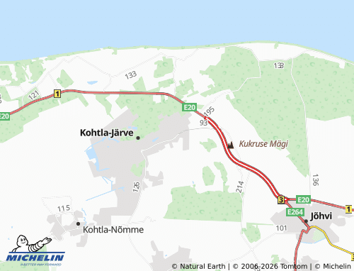 Carte MICHELIN Järve - ViaMichelin