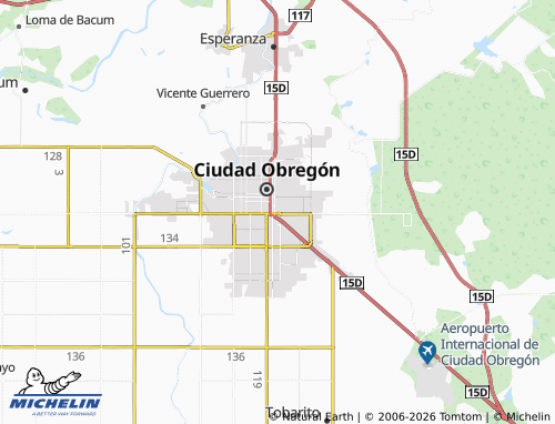 MICHELIN Misioneros, Barrio Las Cachimbas map - ViaMichelin