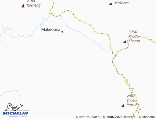 MICHELIN Ha Makhaola map - ViaMichelin