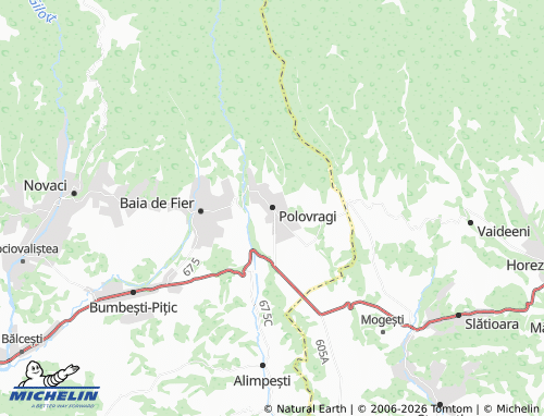 Mapa MICHELIN Polovragi - ViaMichelin