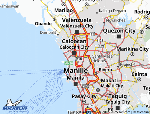 MICHELIN Kanluran Village map - ViaMichelin