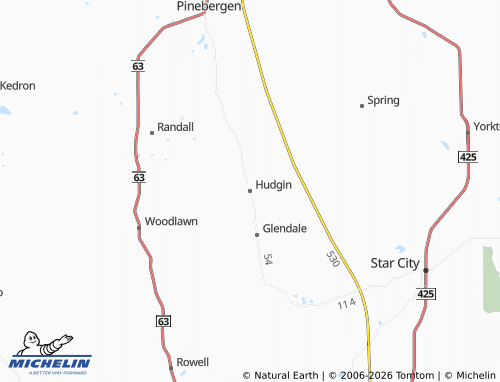 Mappa MICHELIN Hudgin - ViaMichelin