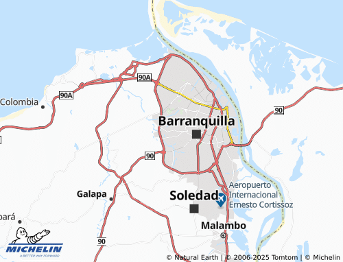 MICHELIN Ciudad Modesto map - ViaMichelin