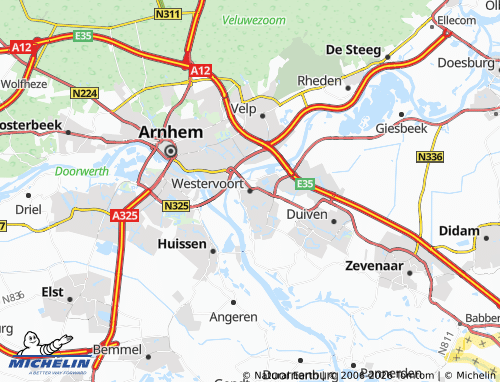 Mappa MICHELIN Westervoort - ViaMichelin