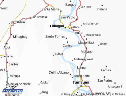 Mappa MICHELIN Bagabag - ViaMichelin