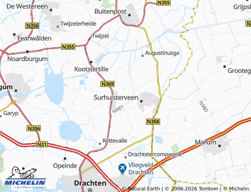 Mapa MICHELIN Harkema - ViaMichelin