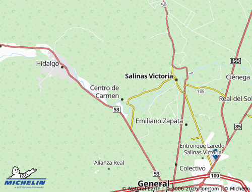 Kaart MICHELIN La Alianza - ViaMichelin