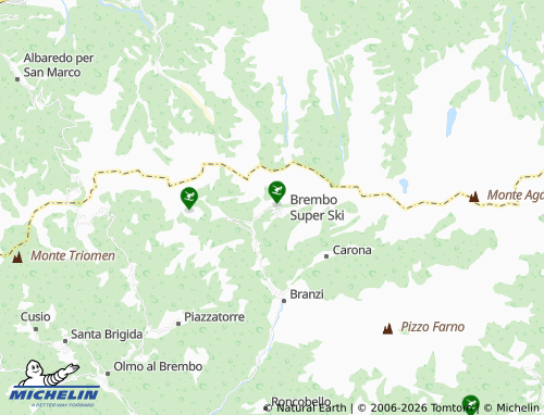 MICHELIN Foppolo map - ViaMichelin