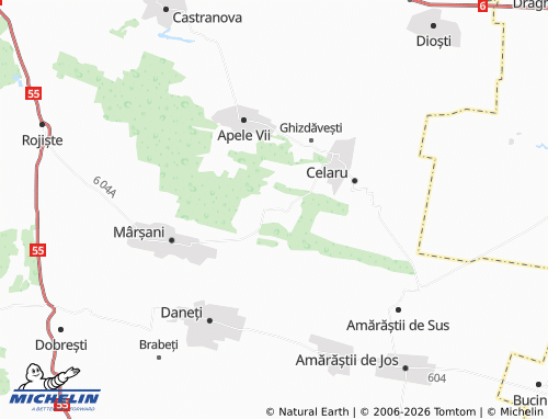 Mappa MICHELIN Marotinu De Sus - ViaMichelin