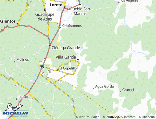 Mappa MICHELIN Villa García - ViaMichelin