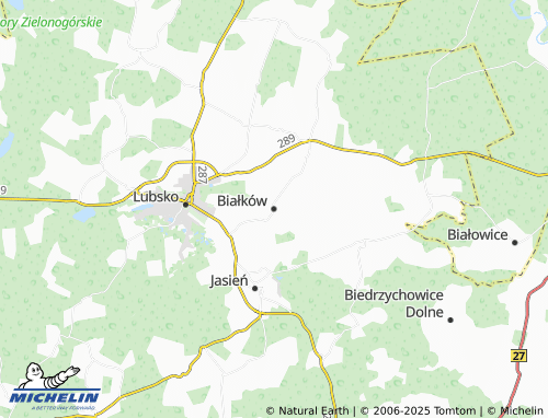 MICHELIN Białków map - ViaMichelin