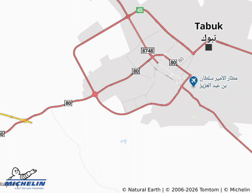 Mappa MICHELIN al-'Akhdar - ViaMichelin