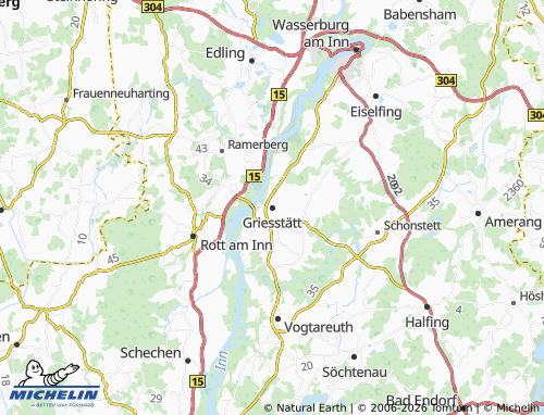 Mapa MICHELIN Griesstätt - ViaMichelin