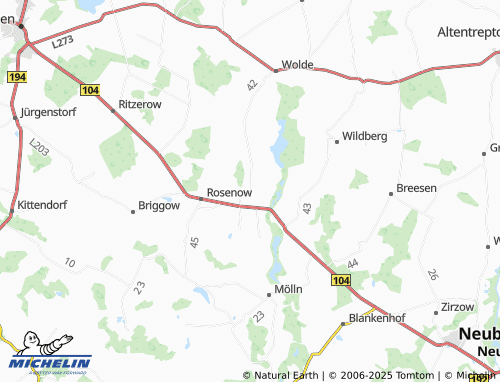 Mapa MICHELIN Knorrendorf - ViaMichelin