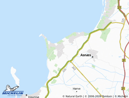Mappa MICHELIN Ordrup Render - ViaMichelin