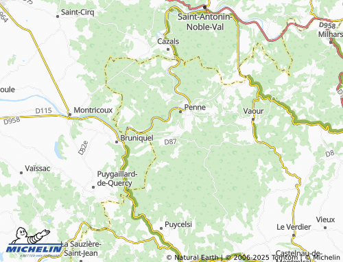 MICHELIN Saint-Paul-de-Mamiac map - ViaMichelin