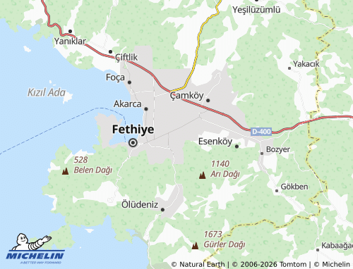 MICHELIN Pazaryeri map - ViaMichelin