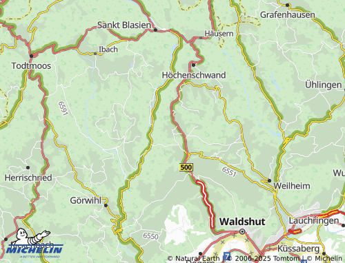 MICHELIN Brunnadern map - ViaMichelin