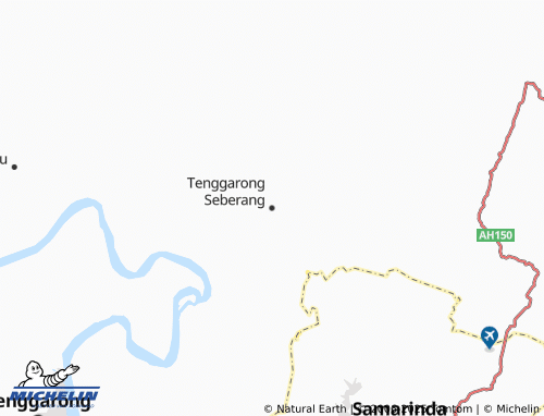 MICHELIN Tenggarong Seberang map - ViaMichelin