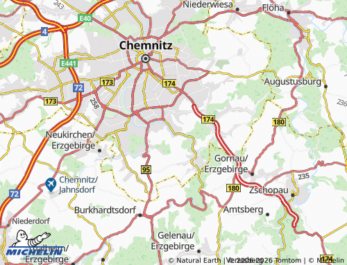MICHELIN Erfenschlag map - ViaMichelin
