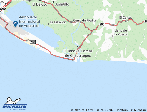 MICHELIN Barra Vieja map - ViaMichelin