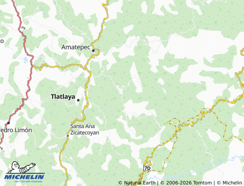 MICHELIN San Mateo map - ViaMichelin