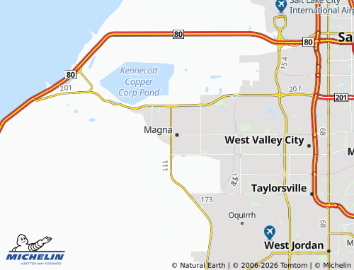 Mapa MICHELIN Magna - ViaMichelin
