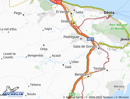 Mapa MICHELIN Llosa de Camacho - ViaMichelin