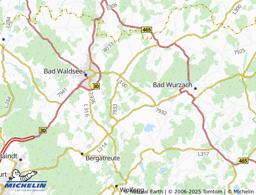 MICHELIN-Landkarte Ehrensberg - ViaMichelin