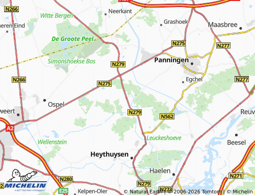 Carte MICHELIN Heibloem - ViaMichelin