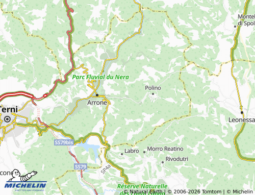 Mapa MICHELIN Rosciano - ViaMichelin