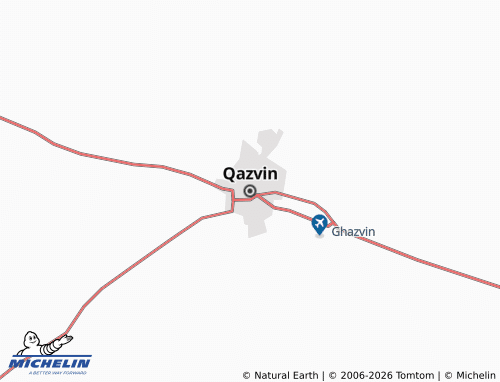 Kaart MICHELIN Qazvin - ViaMichelin