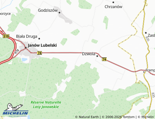Carte MICHELIN Ruda - ViaMichelin