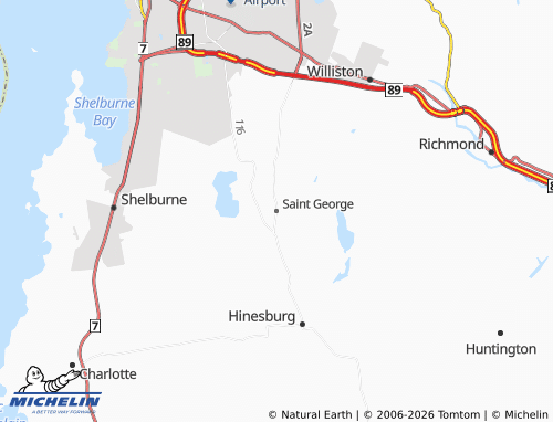 Mappa MICHELIN Saint George - ViaMichelin