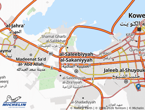 MICHELIN Doha Residential 3 map - ViaMichelin