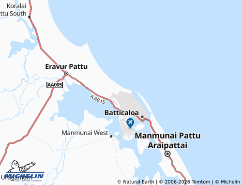 Mappa MICHELIN Thiraimadu - ViaMichelin
