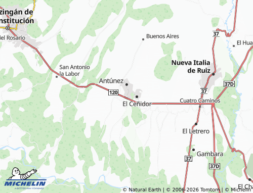 Mapa MICHELIN Antúnez, La Huerta II - ViaMichelin