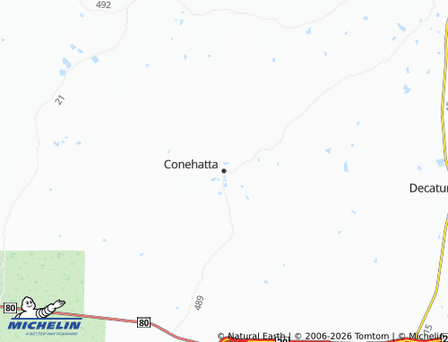 Mapa MICHELIN Conehatta - ViaMichelin
