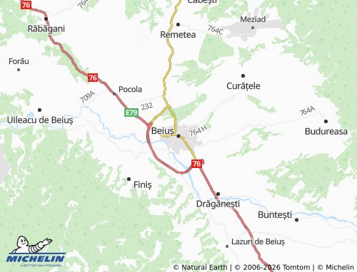 Mappa MICHELIN Beiuș - ViaMichelin